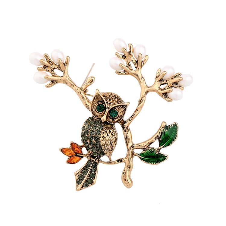Popular owl design Brooch